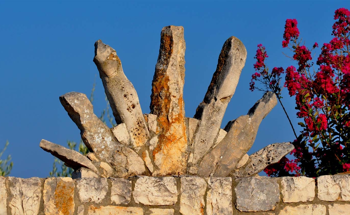 Sole di pietra primo piano Agriturismo Regno di Marzagaglia Gioia del Colle